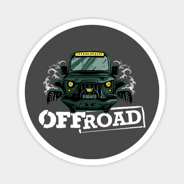 Off Road Jeep Magnet by alysdesigns